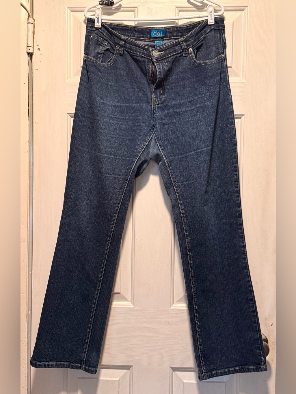 Womens Bootcut Jeans In Dark Indigo
